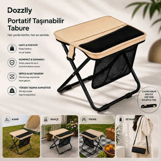 Portatif Taşınabilir Tabure