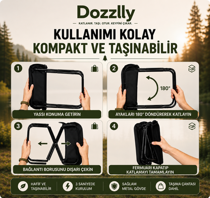 Portatif Taşınabilir Tabure